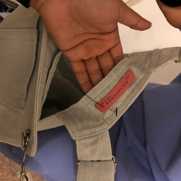 Overall mini dress - light chambray - Picture 3 of 3